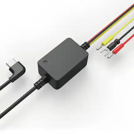 Front. Kenwood - Dashcam Hardwire Kit - black.