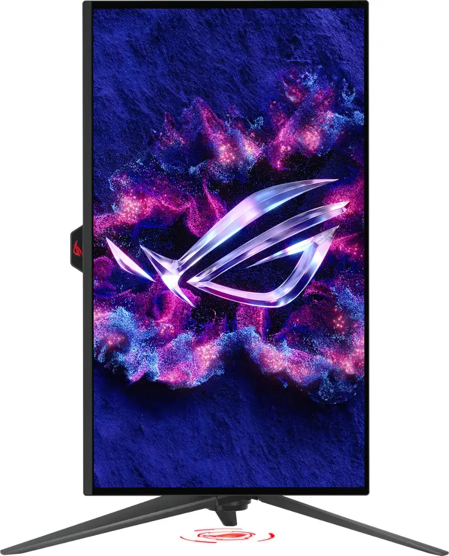 Alt View 6. ASUS - ROG Swift 27" 4K QD-OLED 240Hz 0.03ms G-SYNC Compatible and FreeSync Premium Pro Gaming Monitor with HDR - Black.