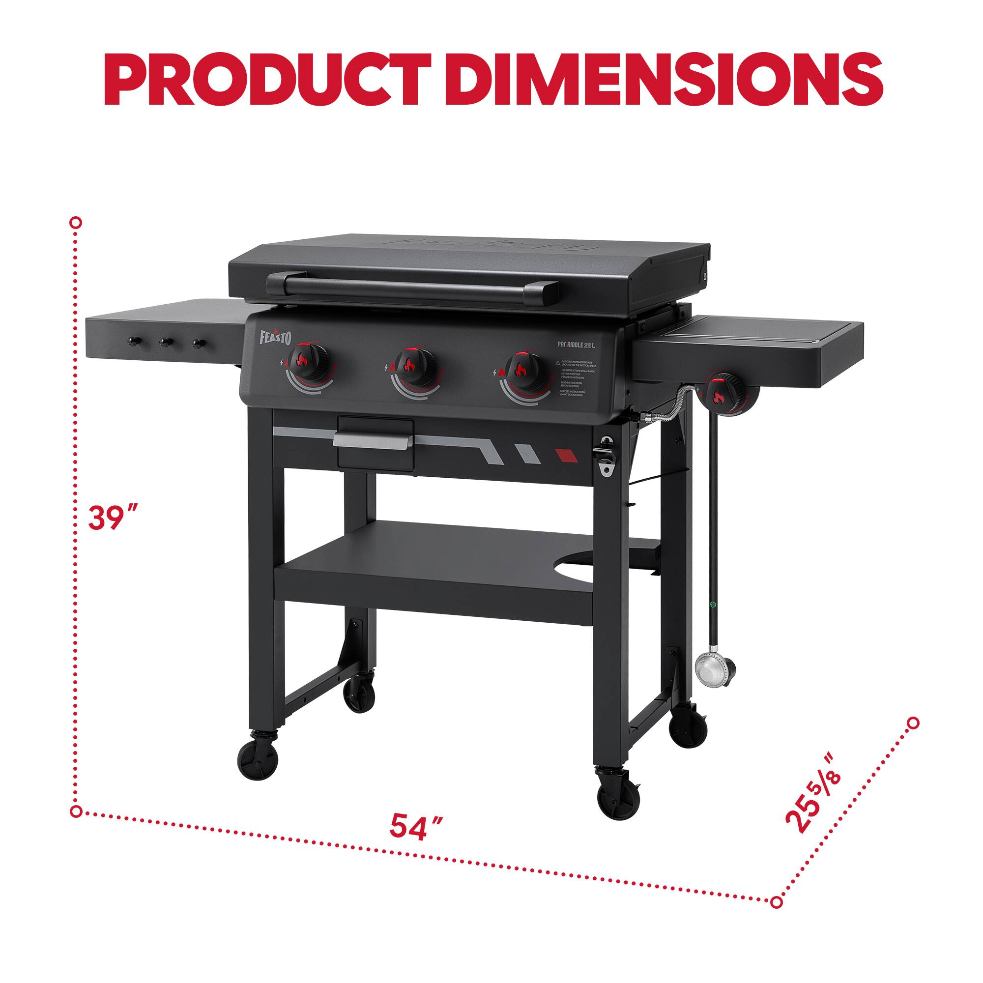 PRODUCT DIMENSIONS

FEASTO

39" 54" 25 5/8"