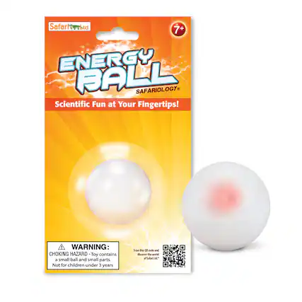 Safari Ltd.
7+ ENERGY BALL SAFARIOLOGY
Scientific Fun at Your Fingertips!
WARNING: CHOKING HAZARD - Toy contains a small ball and small parts. Not for children under 3 years
Scan this or code and discover the world of Safari Ltd.
