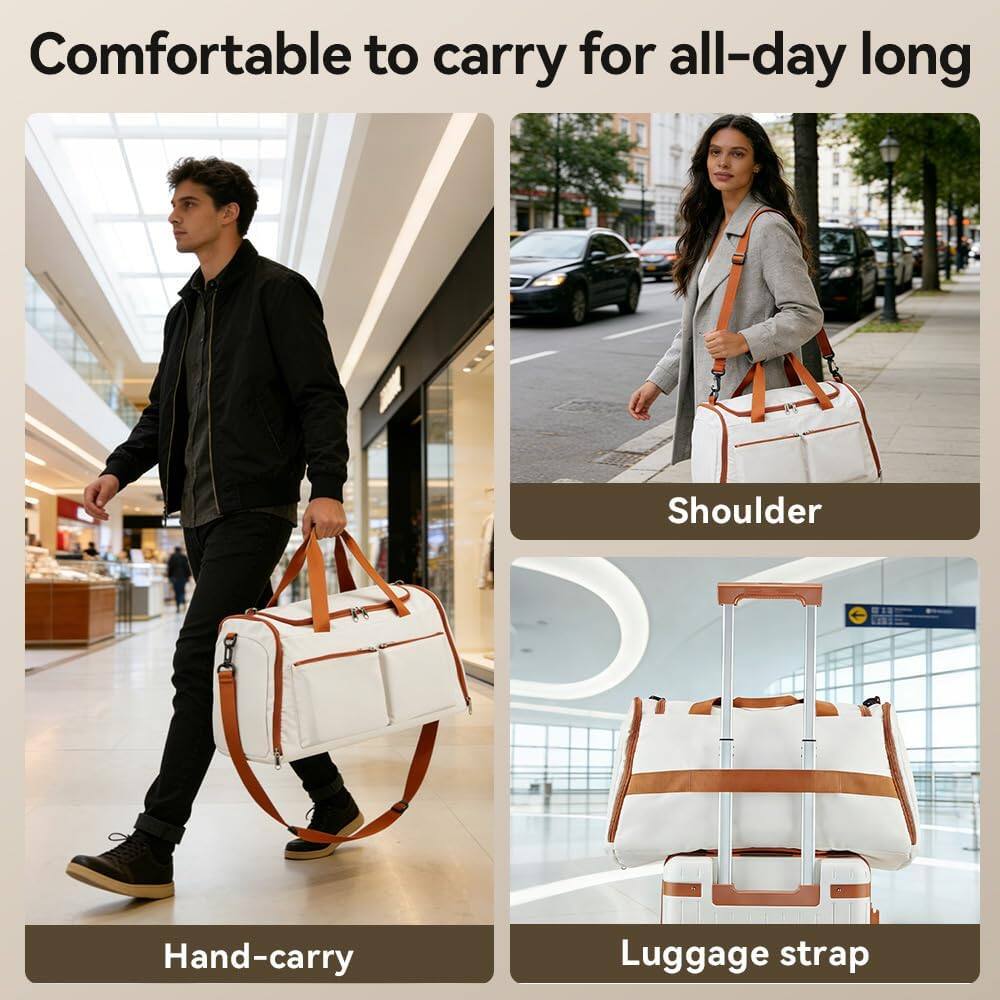 Comfortable to carry for all-day long

Shoulder

Hand-carry

Luggage strap