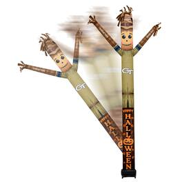 Sporticulture - Georgia Tech Yellow Jackets Halloween Scarecrow Inflatable Crazy Sports Fan - Gold