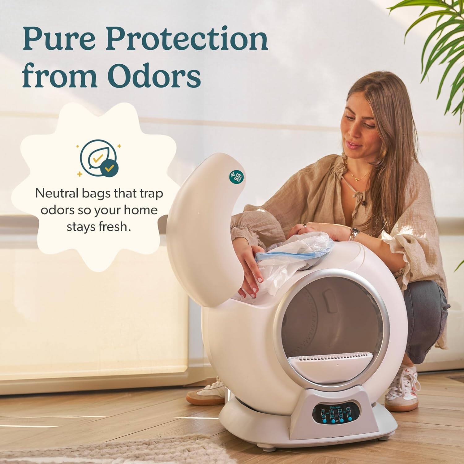 Pure Protection from Odors

Neutral bags that trap odors so your home stays fresh.

SYROYE 1000