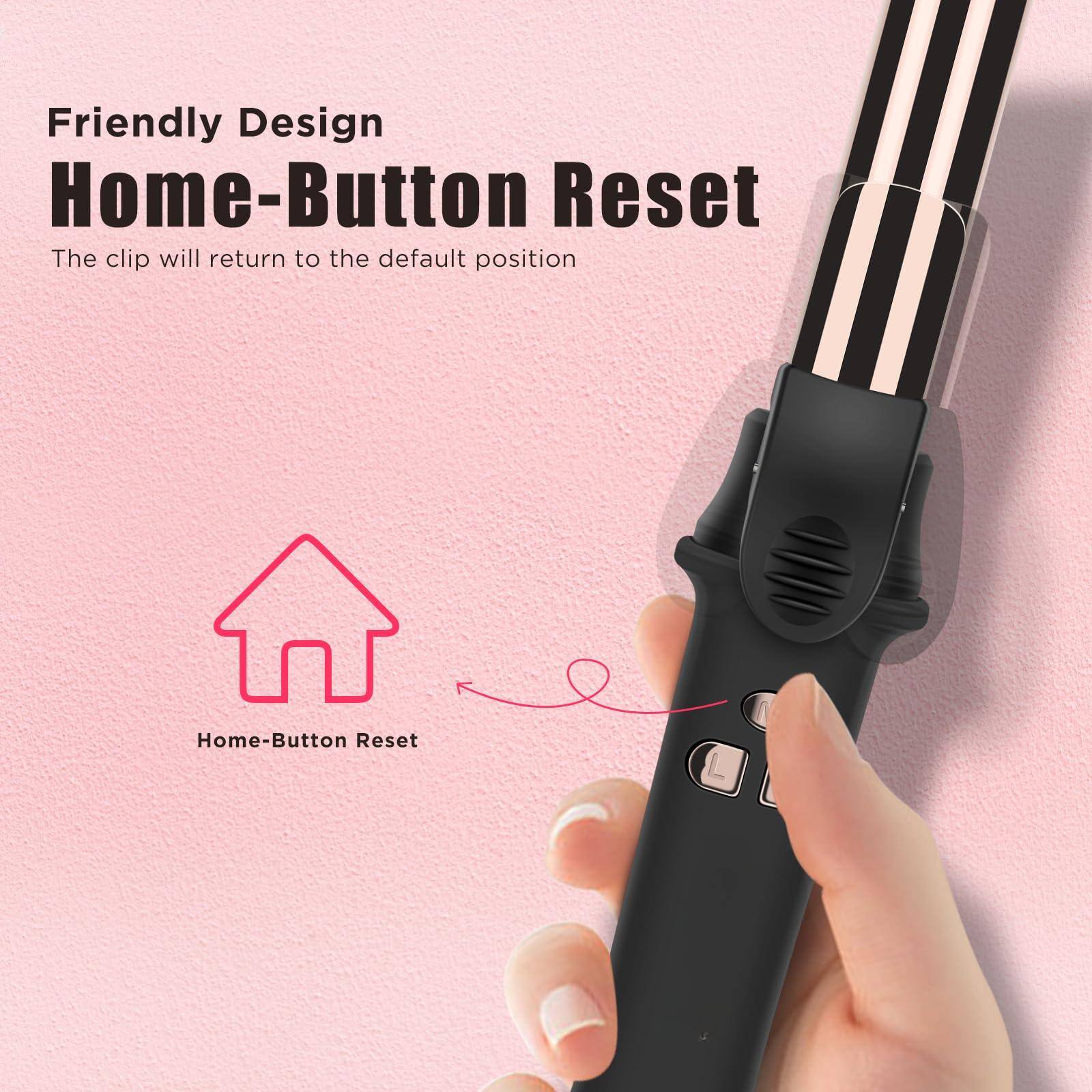 Friendly Design  
Home-Button Reset  
The clip will return to the default position  

Home-Button Reset