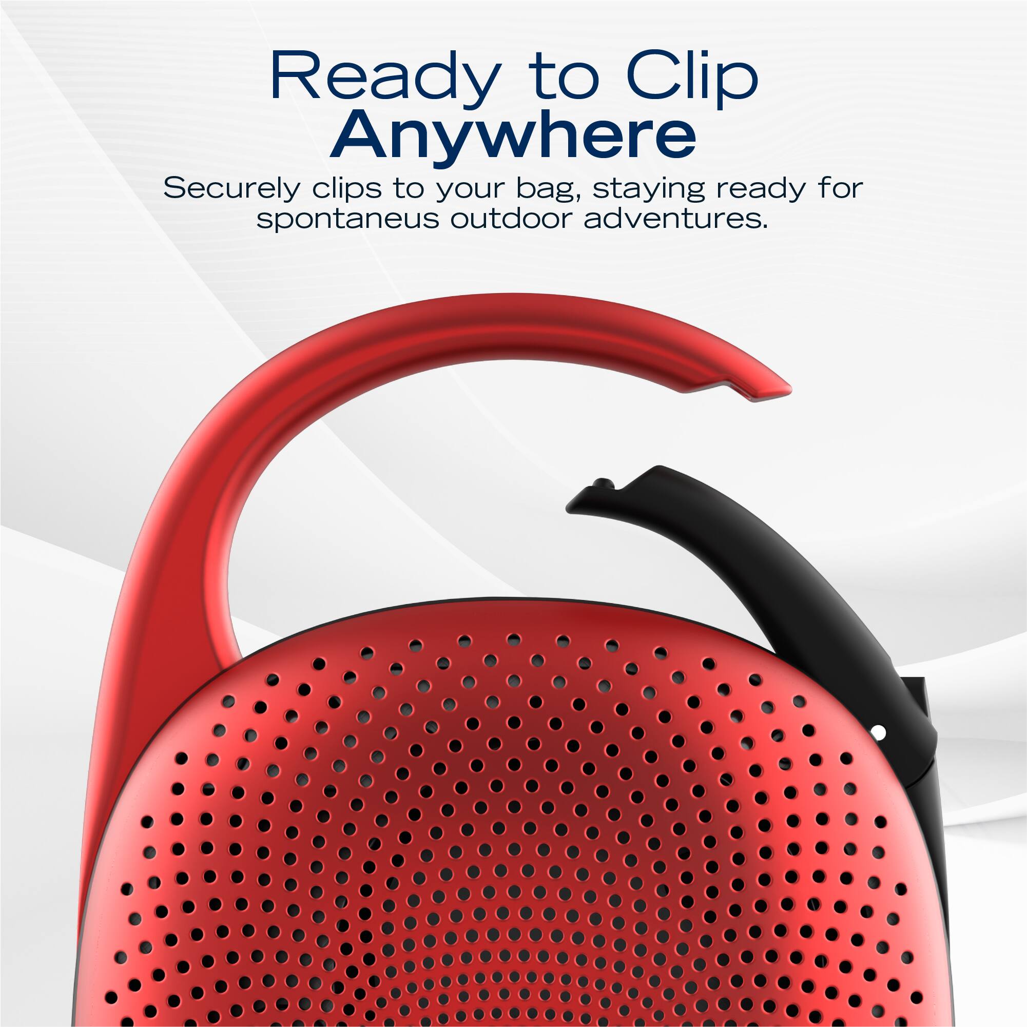 Ready to Clip Anywhere  
Securely clips to your bag, staying ready for spontaneous outdoor adventures.