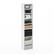 Alt View 4. Furinno - Indo 8-Tier Adjustable Shelves Multimedia Media Storage Tower Rack - White.