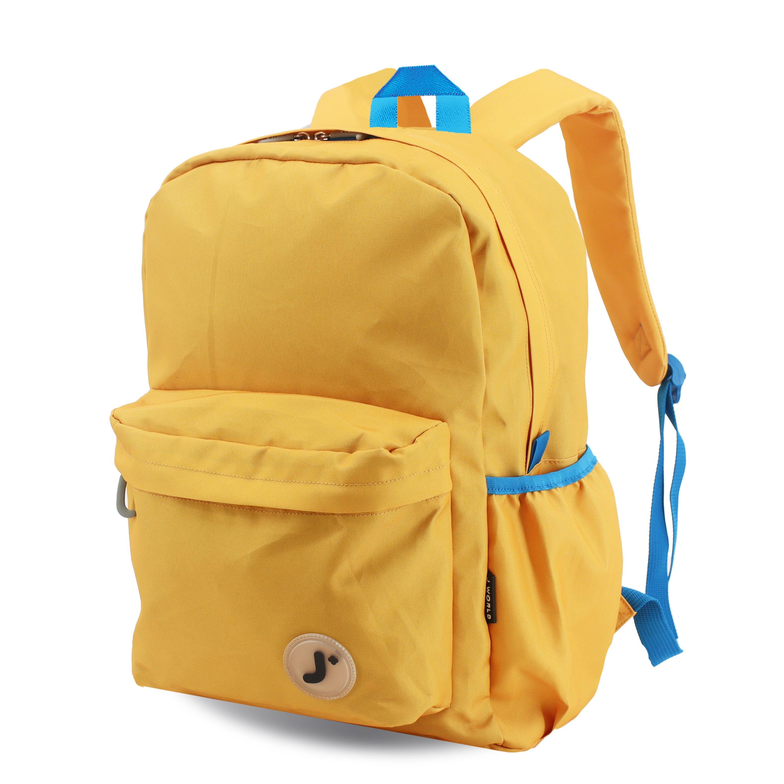 Angle. J World - J World Unisex Oz 17" Daily Backpack For School And Travel - Kumquat - KUMQUAT.