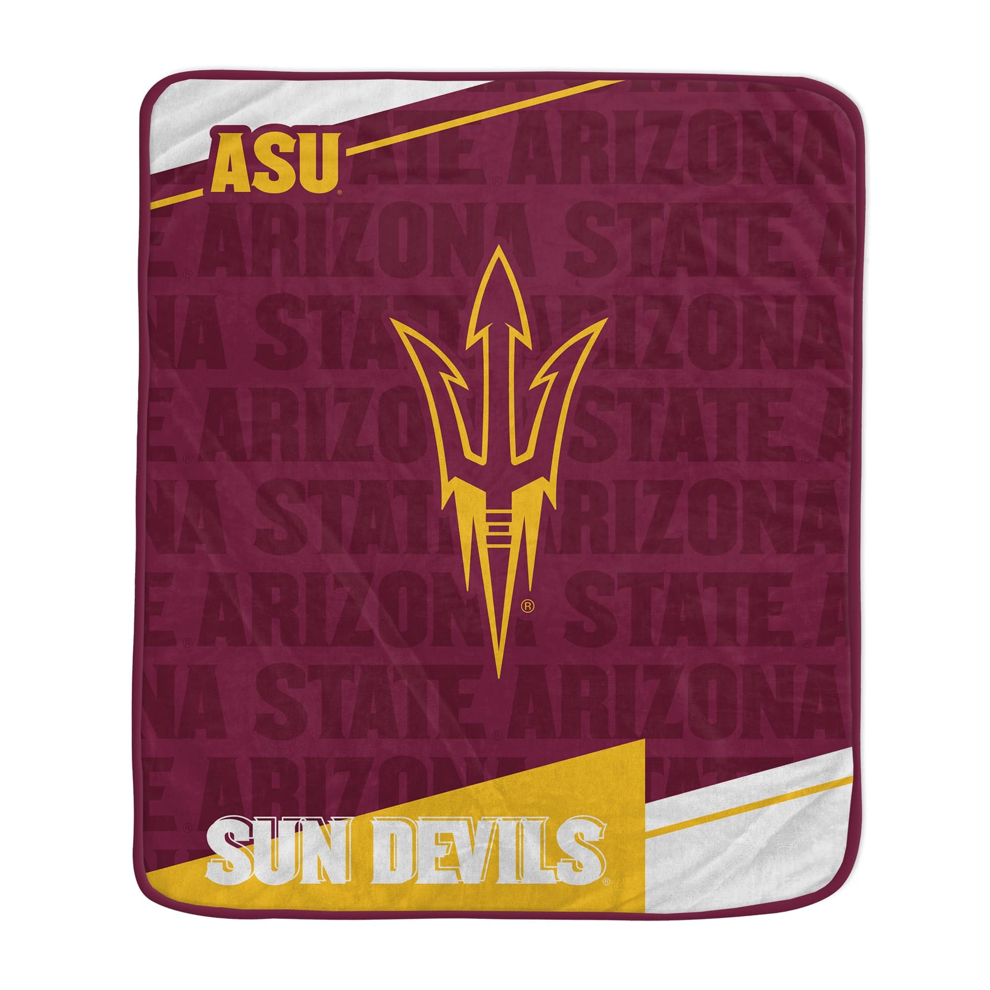Pegasus - Arizona State Sun Devils 50" x 60" Diagonal Ghost Ultra Soft Blanket - Multicolor