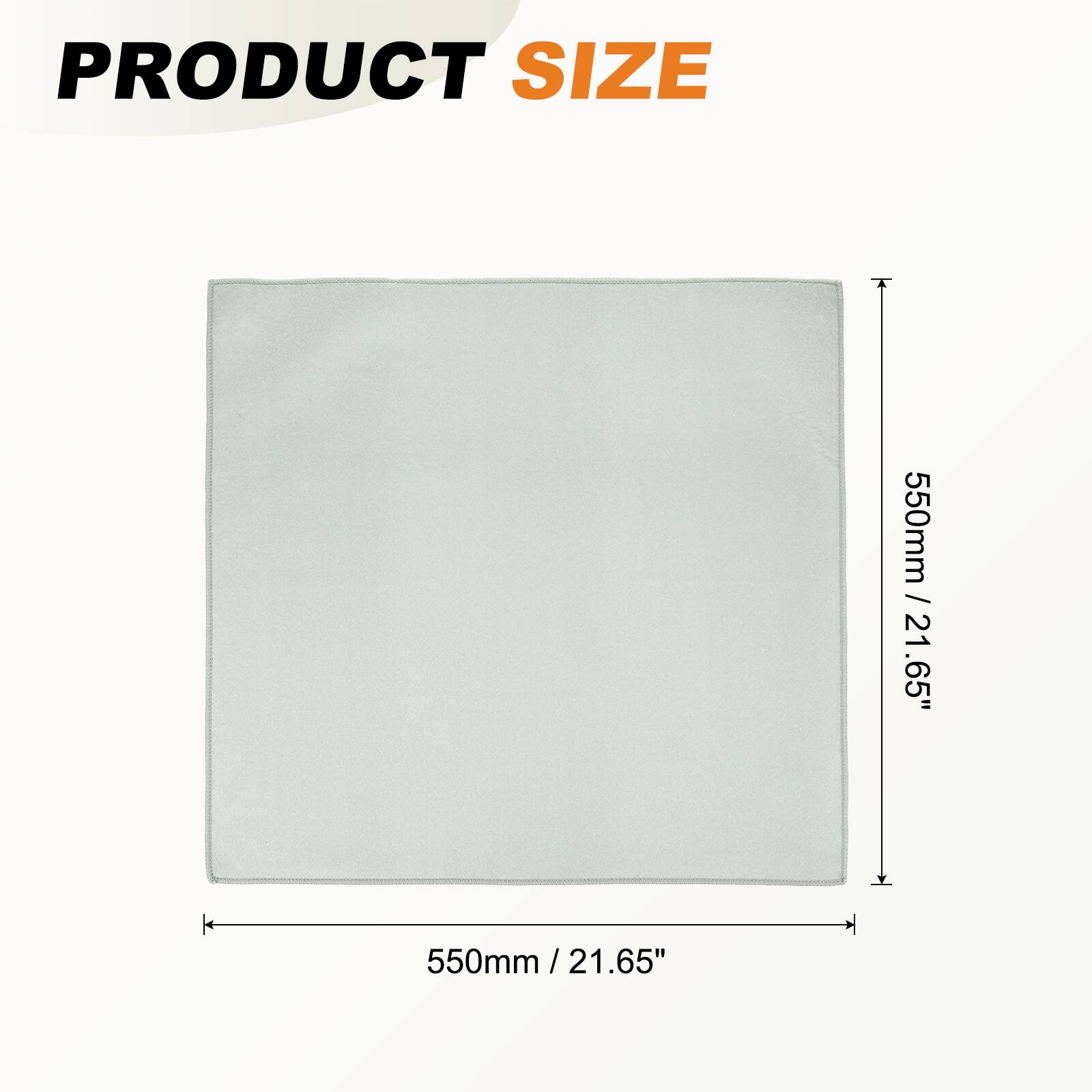 PRODUCT SIZE  
550mm / 21.65"