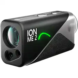 Mileseey - IONME 2 Golf Rangefinder with Slope | 1,100 Yard Range, 6X Magnification, OLED Dual Display and Magnetic Mount - Black