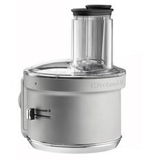 Front. KitchenAid - Food Processor Attachment with Dicing Kit for KitchenAid Stand Mixers - Stainless.