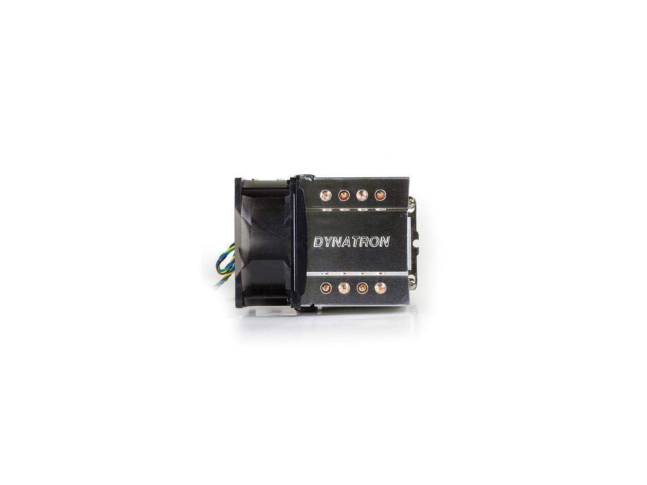 Alt View 3. Dynatron - Dynatron A19 AMD Socket AM4 Aluminum Stacked Fin with Heat Pipes Heatsink and Fan for 3U, Workstation - Silver.
