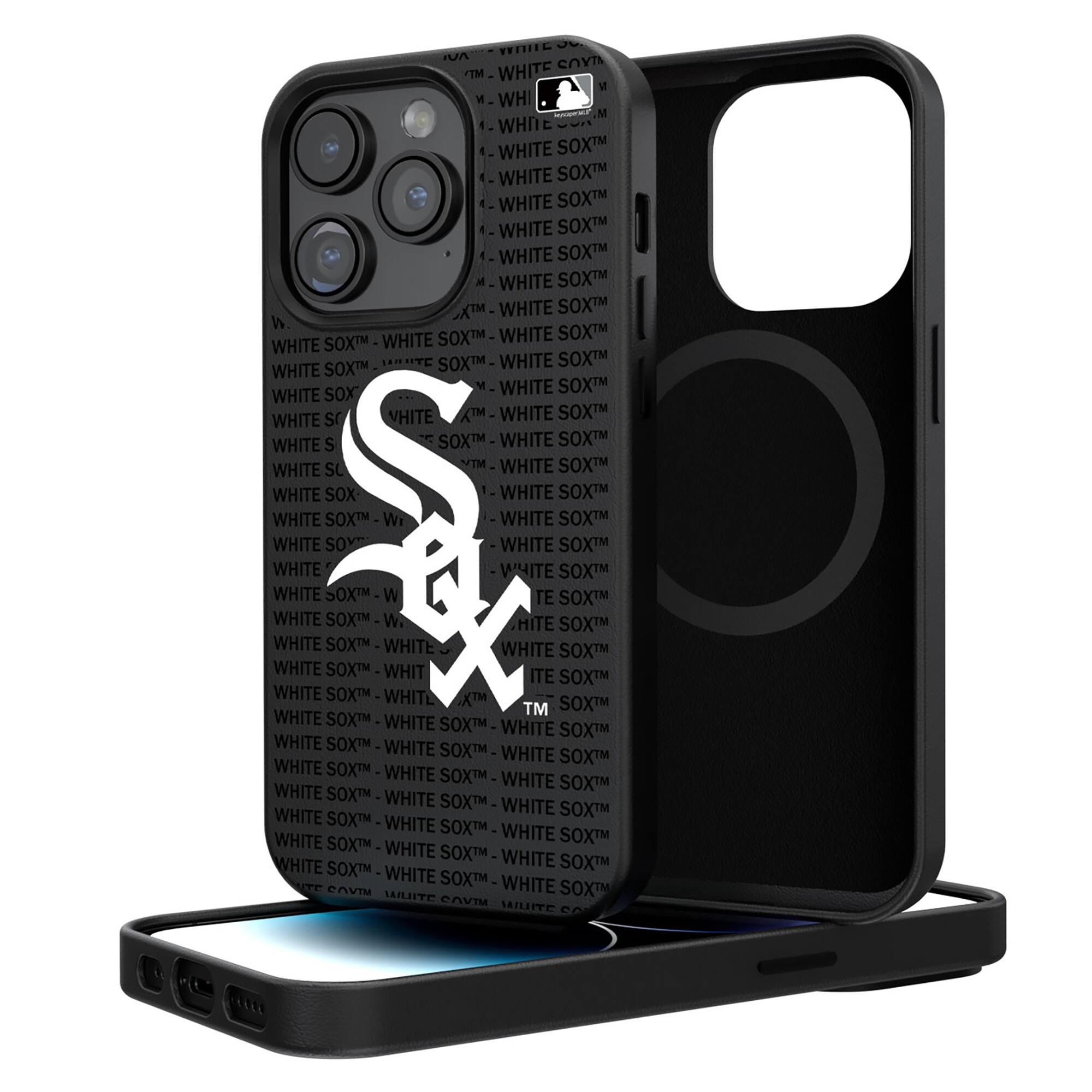 Keyscaper - MLB - Chicago White Sox Primary Logo iPhone Magnetic Bump Case - 16 Pro Max - Black price history on PriceWatchPro