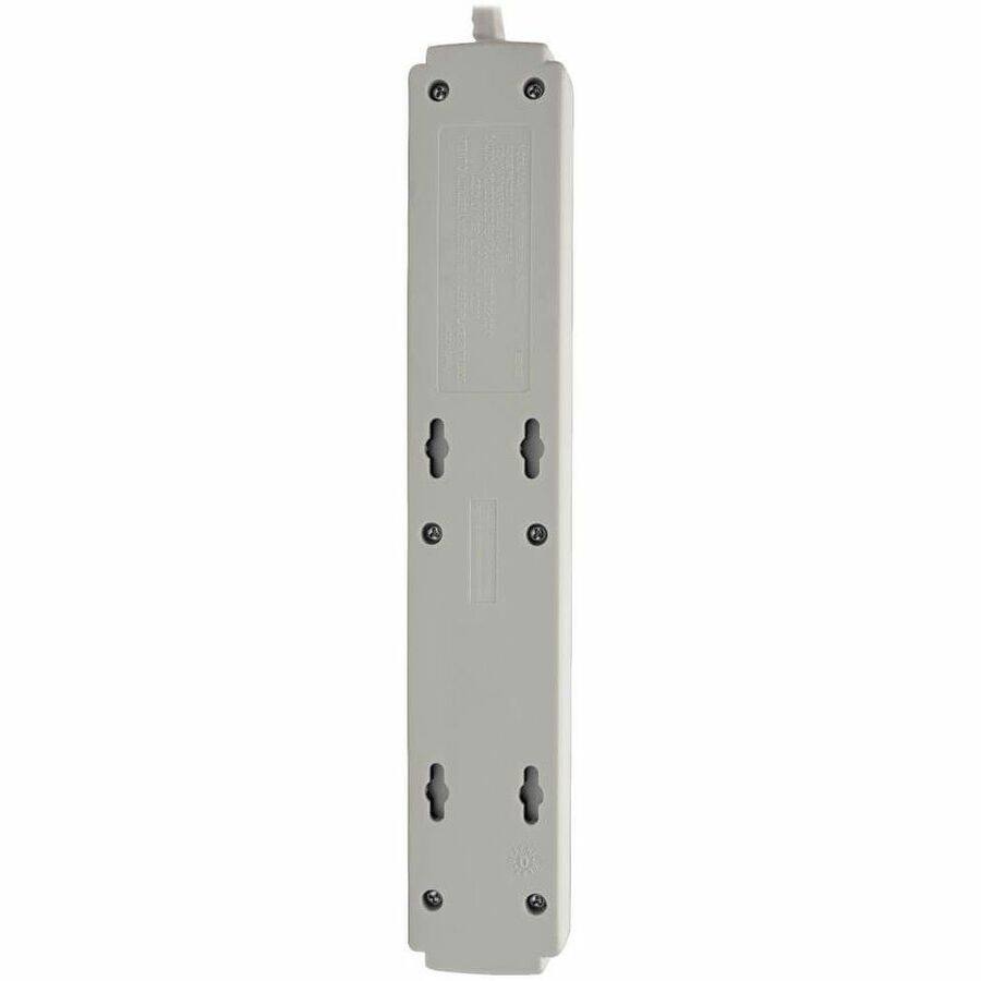 Alt View 7. Tripp Lite - Tripp Lite by Eaton Protect It! 6-Outlet Surge Protector 8 ft. (2.43 m) Cord 990 Joules Low-Profile Right-Angle 5-15P - Unknown.