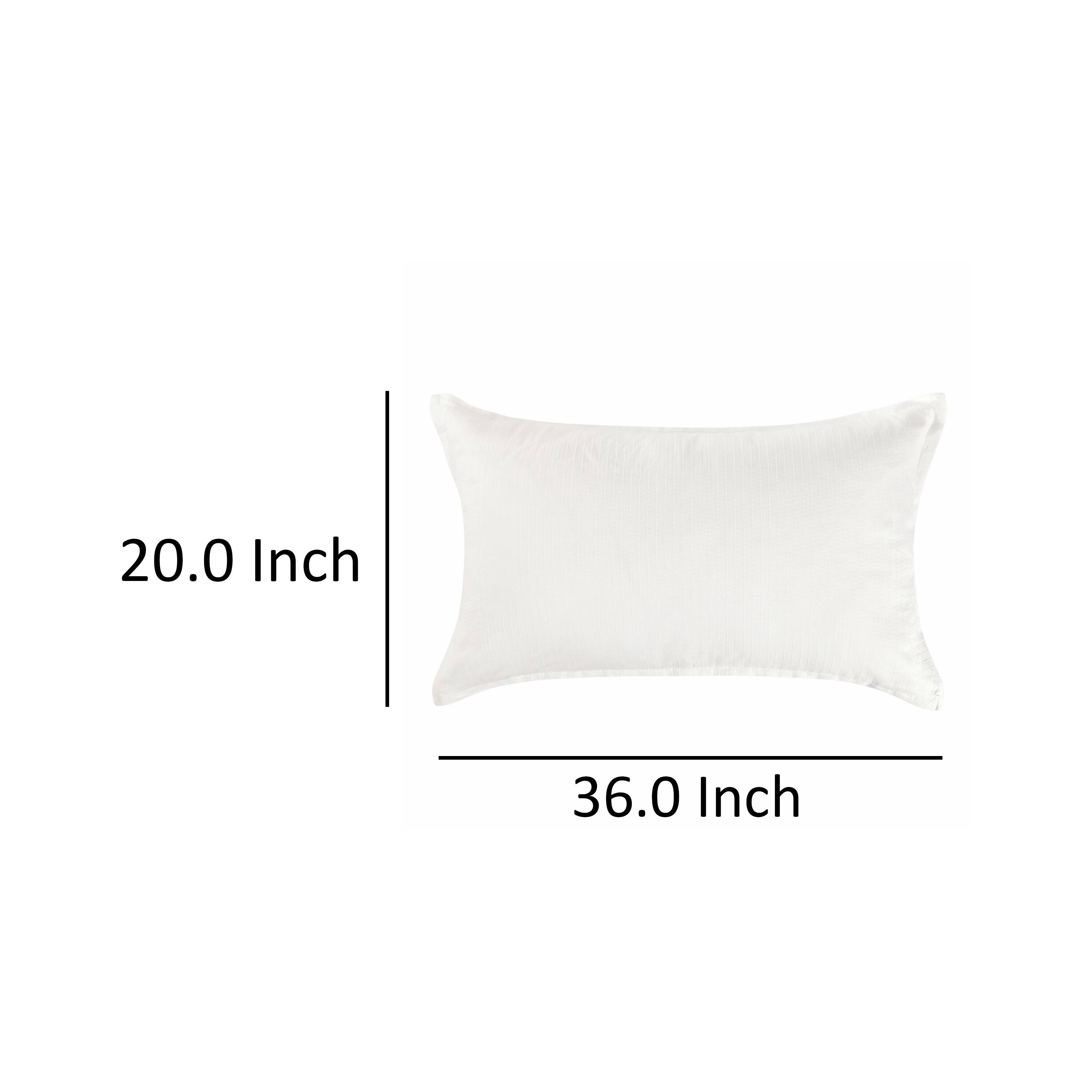 Manhattan Lane Zoni 20 x 36 King Lumbar Pillow Sham, Woven Stitch ...