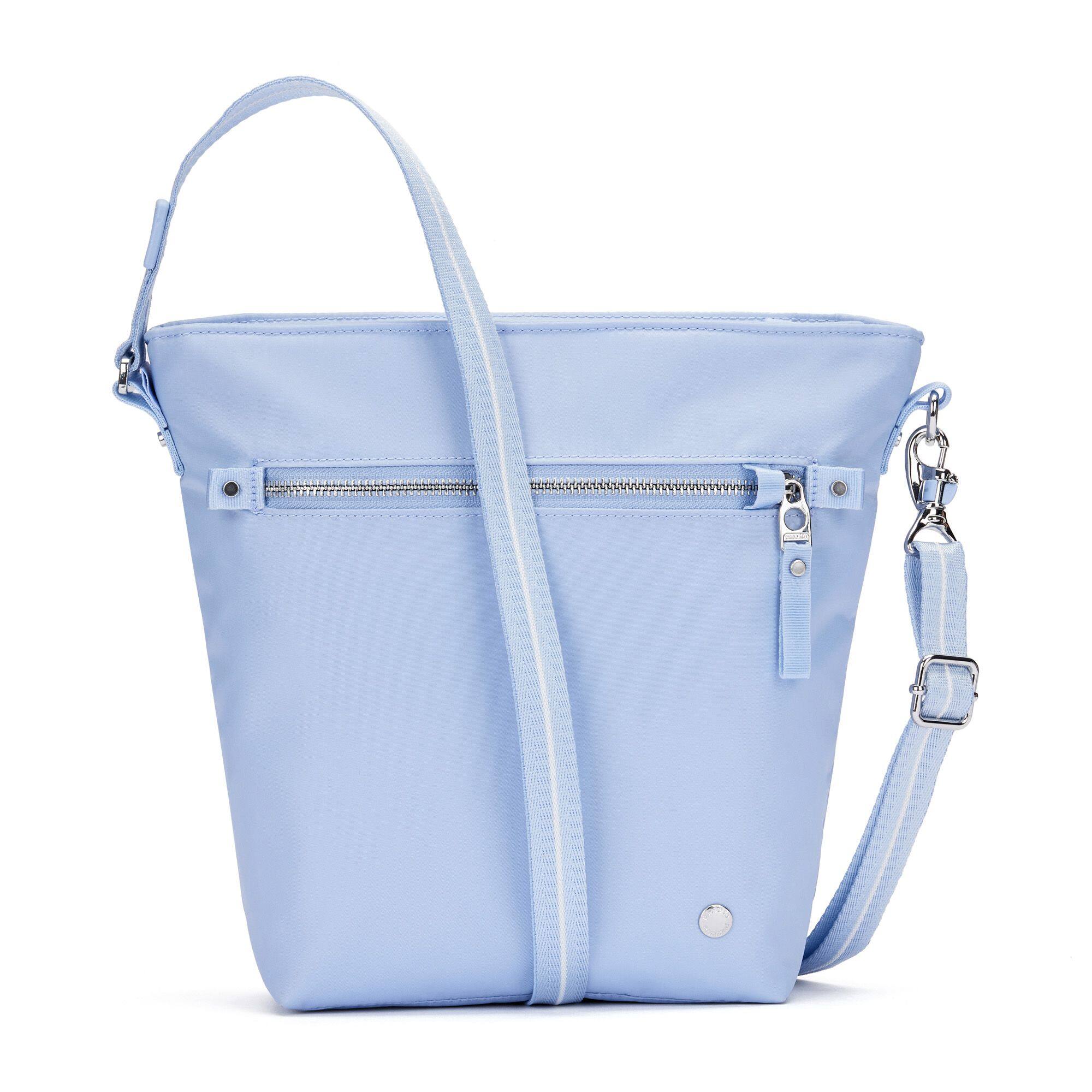 Front. Pacsafe - W Crossbody - Serenity Blue.