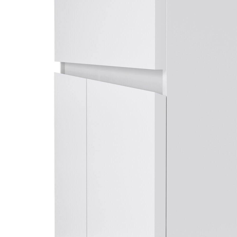 Alt View 2. Tvilum - Scottsdale 1 Drawer, 2 Door Sideboard High Gloss - White.