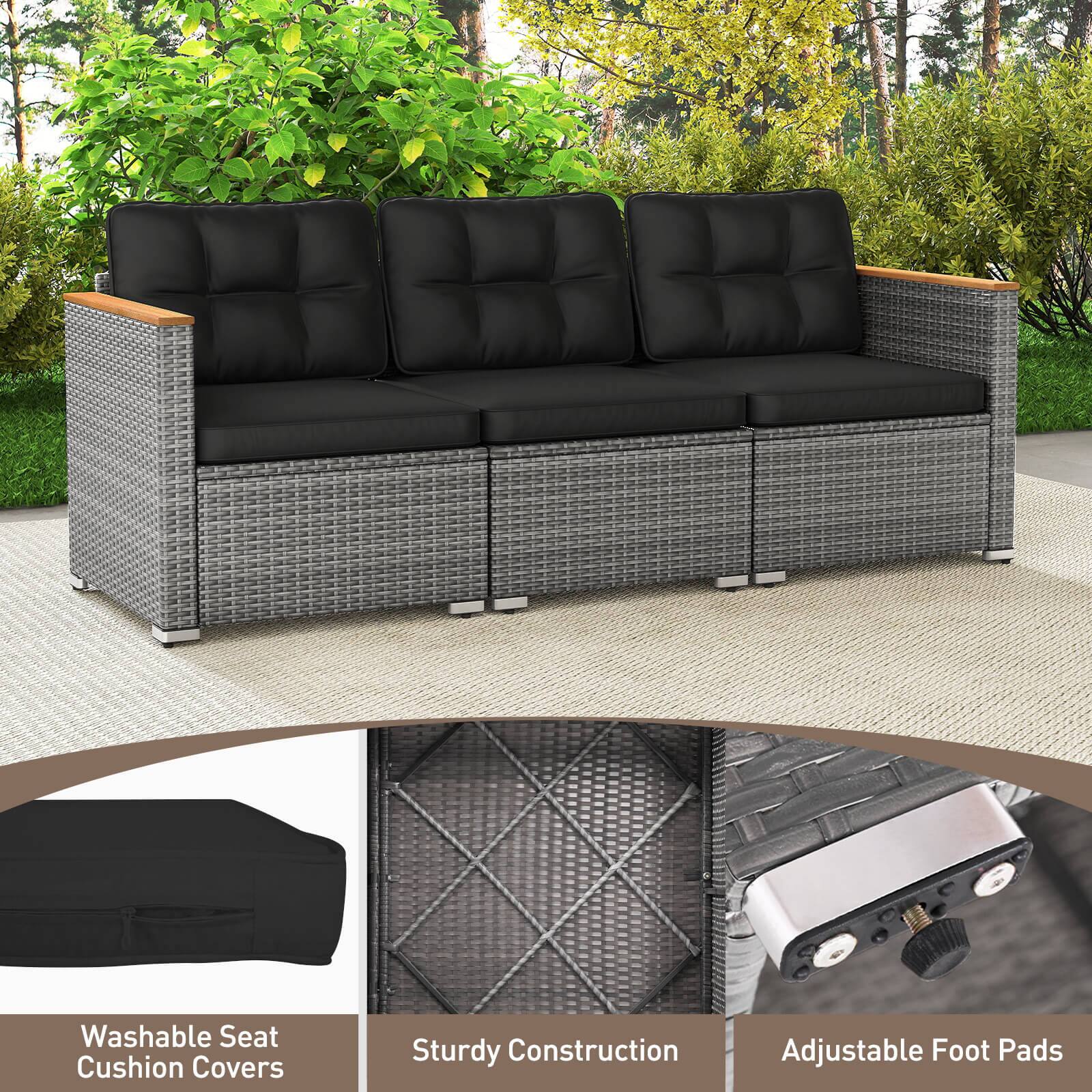 - Washable Seat Cushion Covers
- Sturdy Construction
- Adjustable Foot Pads