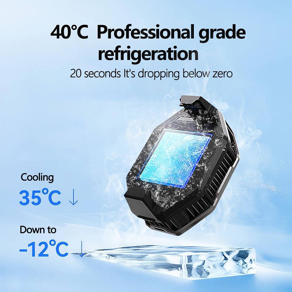 40°C Professional grade refrigeration  
20 seconds It's dropping below zero  

Cooling  
35°C  
Down to  
-12°C