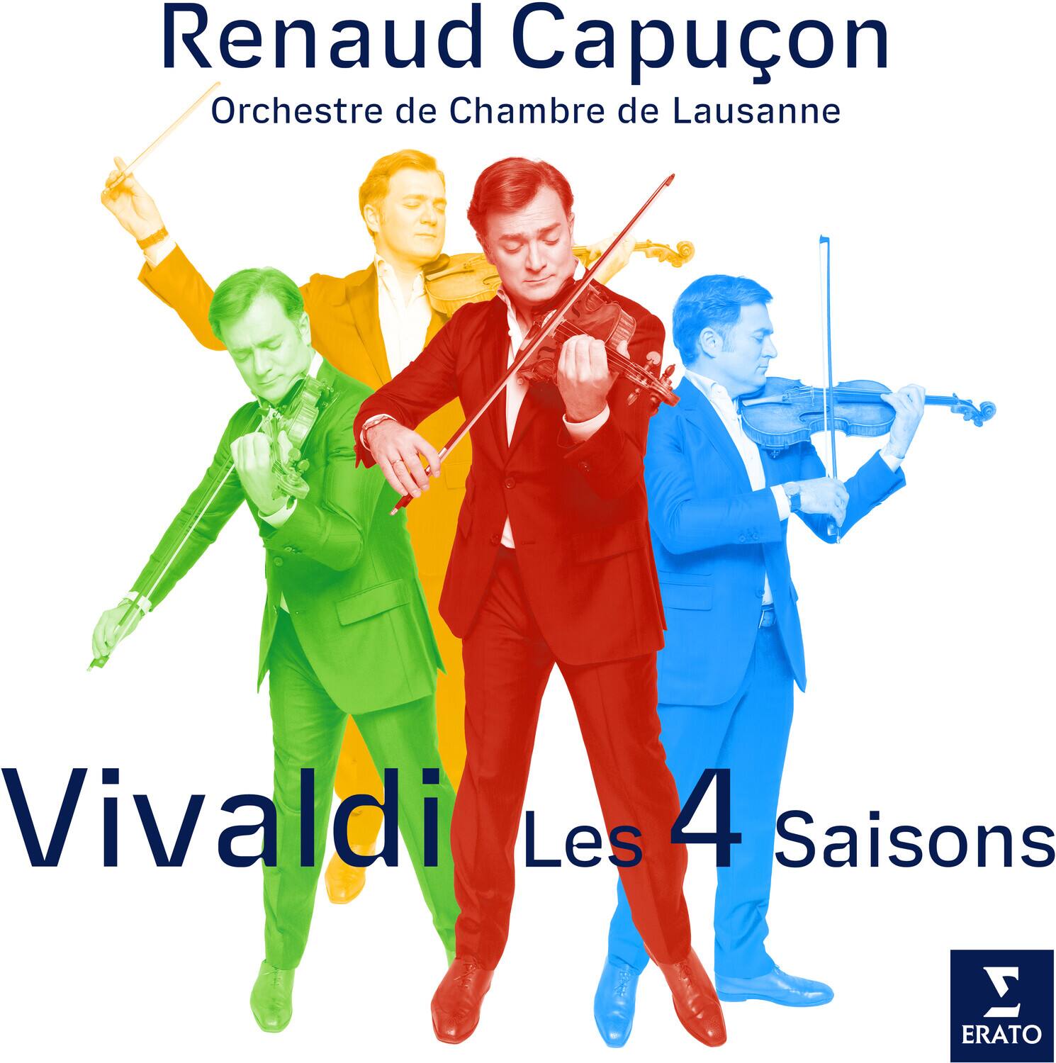 Renaud Capuçon  
Orchestre de Chambre de Lausanne  

Vivaldi  
Les 4 Saisons  

ERATO