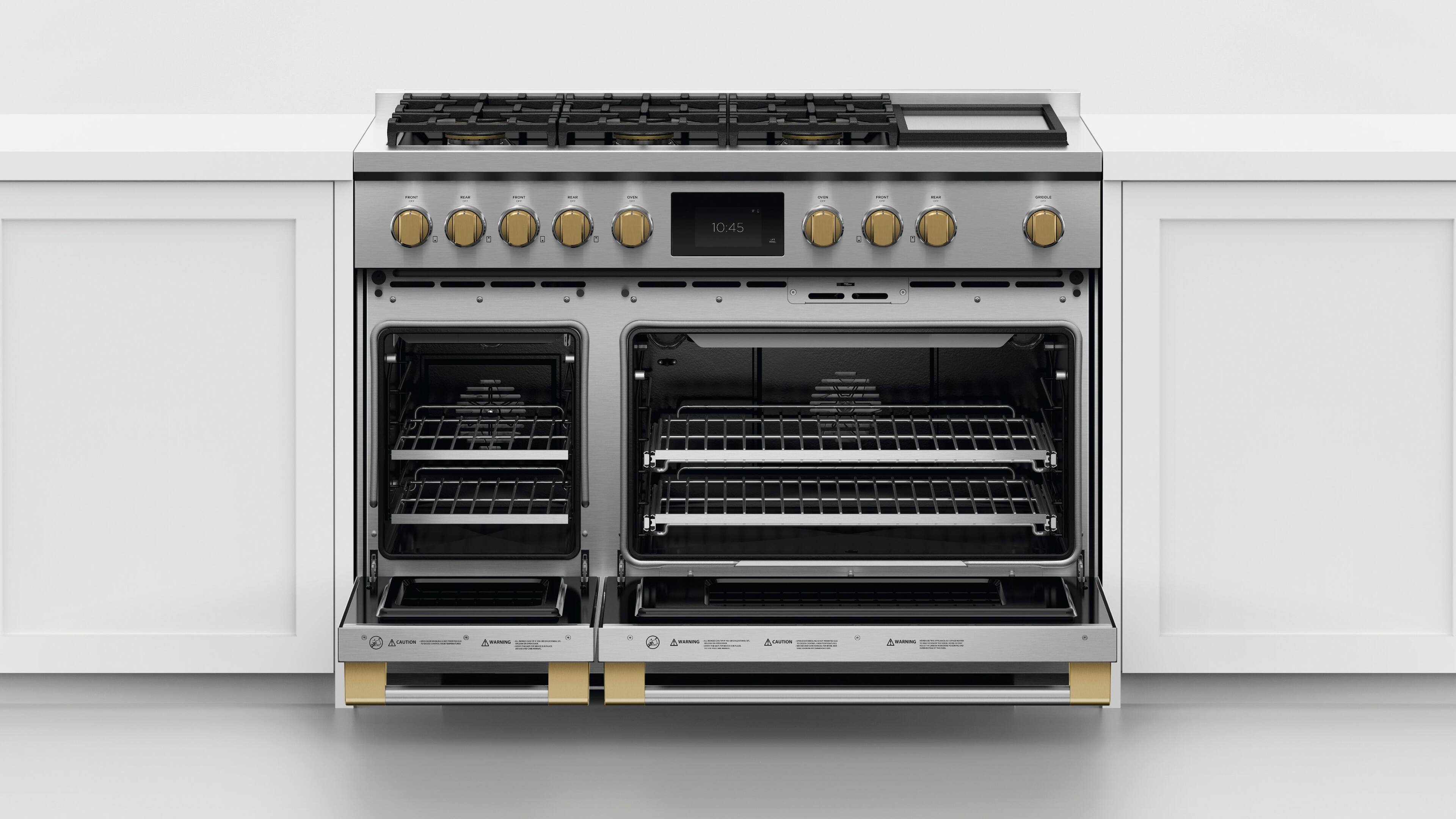 Alt View 12. Fisher & Paykel - Pro Range Dial Kit, 48", 8 Burner, Dark Copper - Compatible with RDV3-488 - Dark Coper.