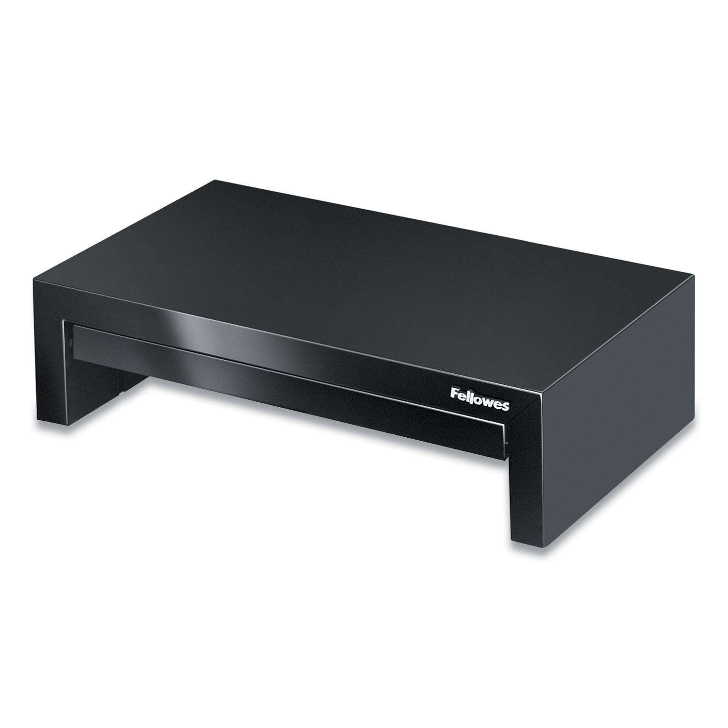 Alt View 1. Fellowes - Designer Suites 40-lb. Capacity Monitor Riser for 21 in. Monitors Pearl - Black Pearl.