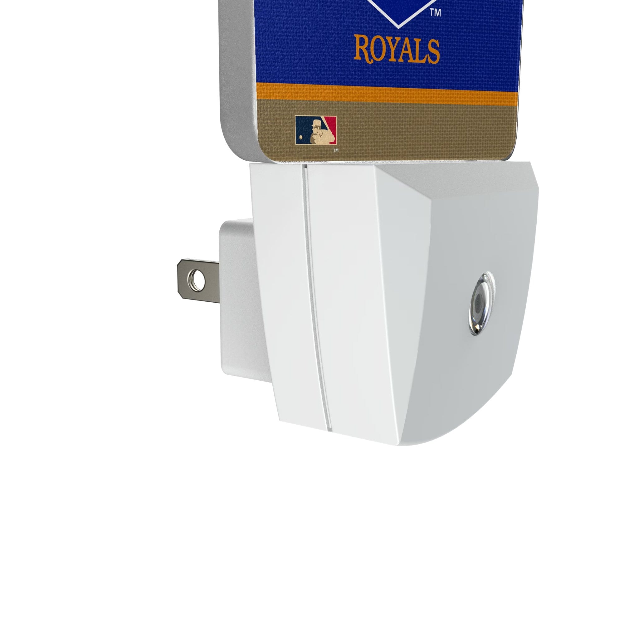 Alt View 2. Keyscaper - Kansas City Royals Alternate Logo Stripe Design Nightlight 2-Pack - Multicolor.
