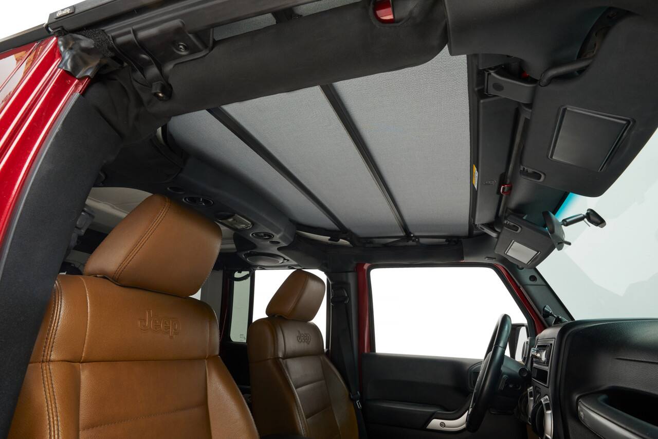 Alt View 3. Bestop - Sunrider for Hardtop - Jeep '07-18 Wrangler JK (Blk Diamond; 2-Door or 4-Door) - Black.