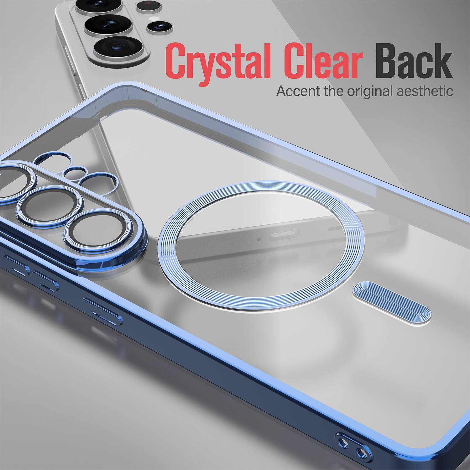 Crystal Clear Back  
Accent the original aesthetic