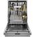 Alt View 15. Monogram - 24" Top Control Smart Built-In Stainless Steel Tub Dishwasher with 3rd Rack, 40 dBA, and Advanced Water System - Custom Panel Ready.