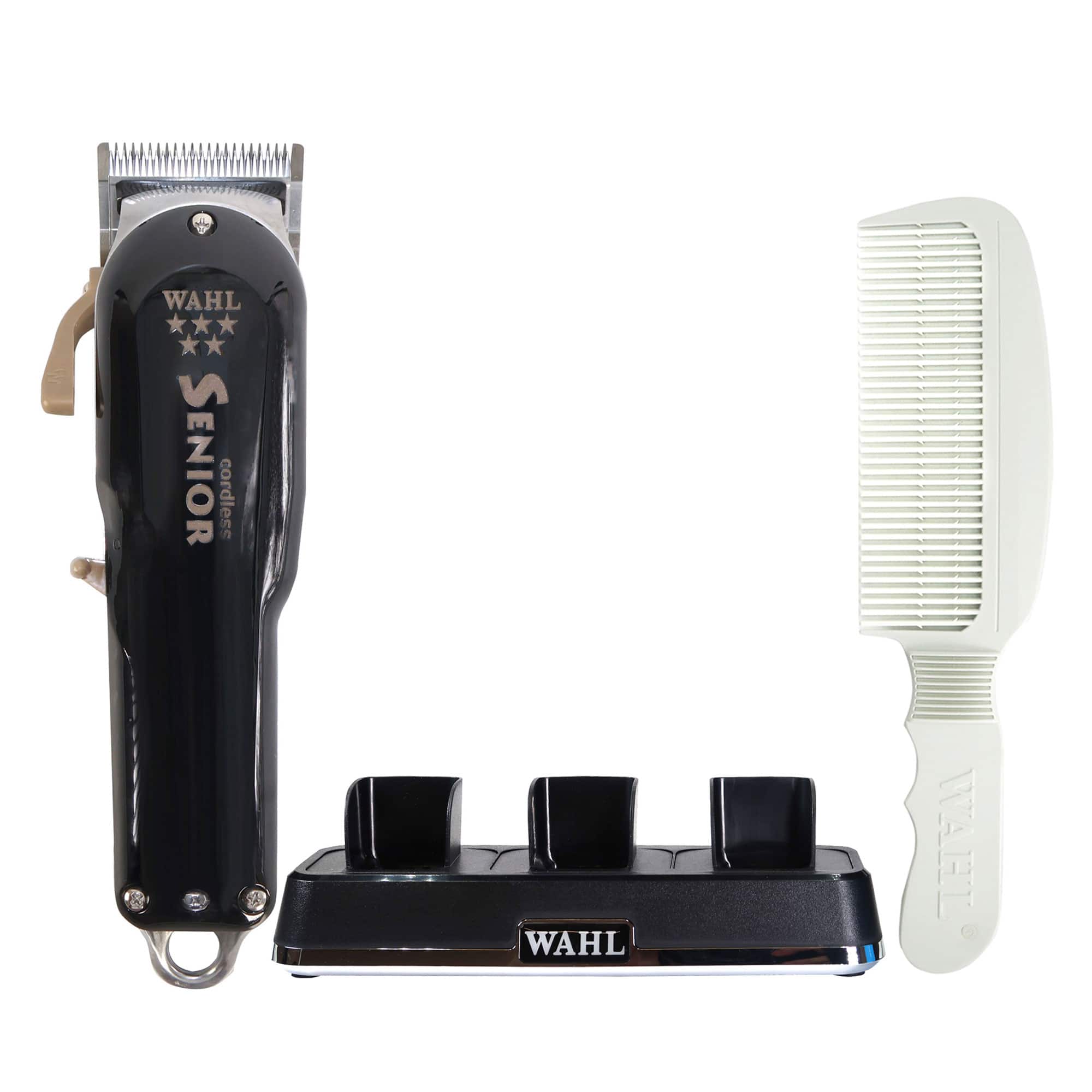 Wahl - 8504 Professional Clipper Cordless + Pro Power Station Multi-Charge + Comb - Gold
