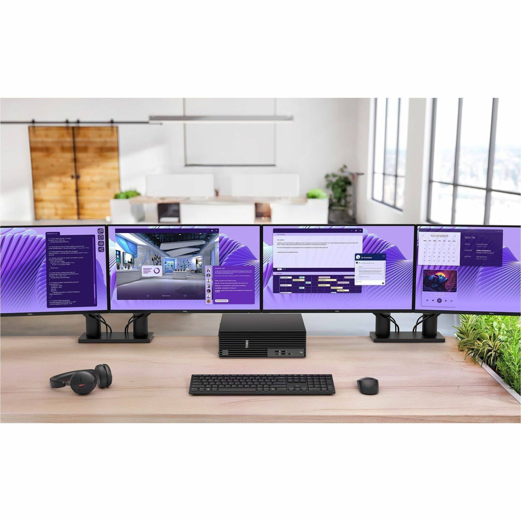 Alt View 27. Dell - Pro Desktop - Intel Core i5 - 16GB Memory - 512GB SSD - Standard Black.