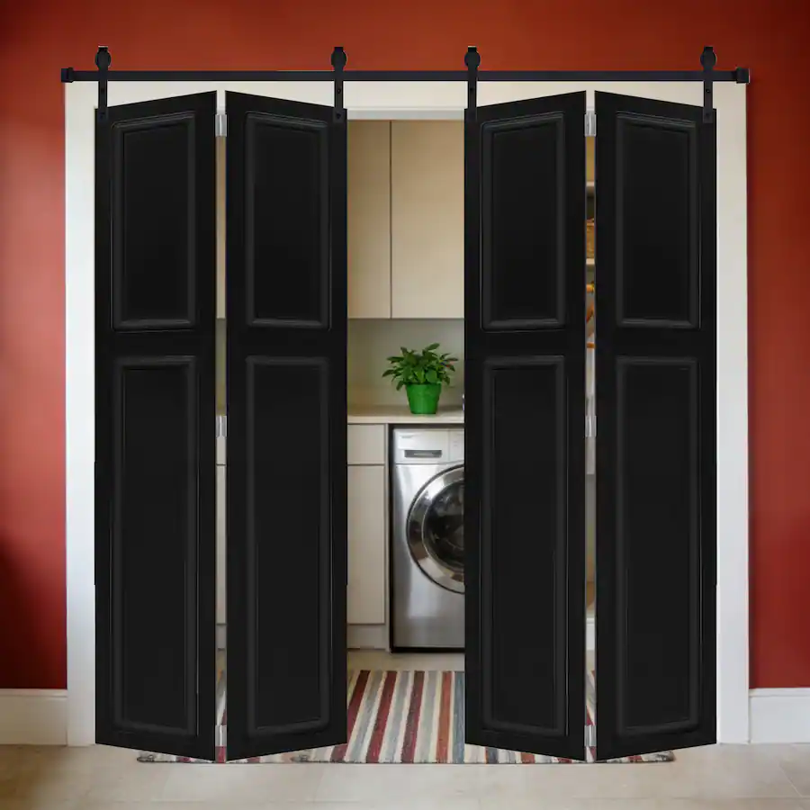 Boyel Living Interior Barn Door 64 in L x 0.75 in W x 96 in H with ...