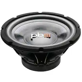 Powerbass - PS-12 - 12" Single 4-Ohm Subwoofer - Black/Gray