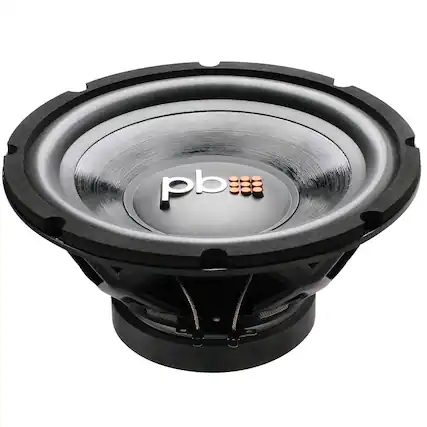 Front. Powerbass - PowerBass PS-12 - 12" Single 4-Ohm Subwoofer - Black/Gray.