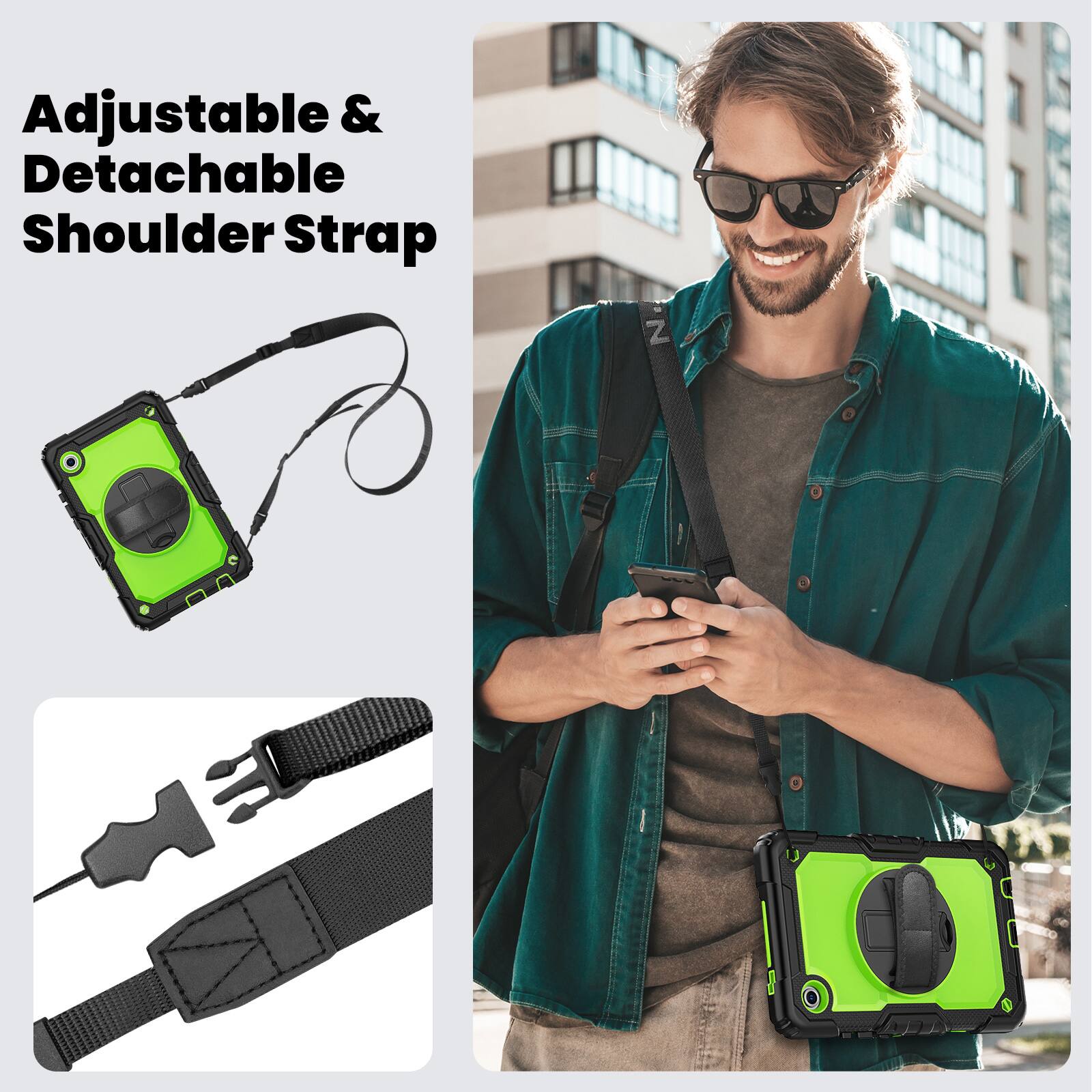 Adjustable & Detachable Shoulder Strap