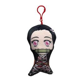 Toynk - Demon Slayer 5 Inch Plush Bag Clip Hanger | Nezuko - Black