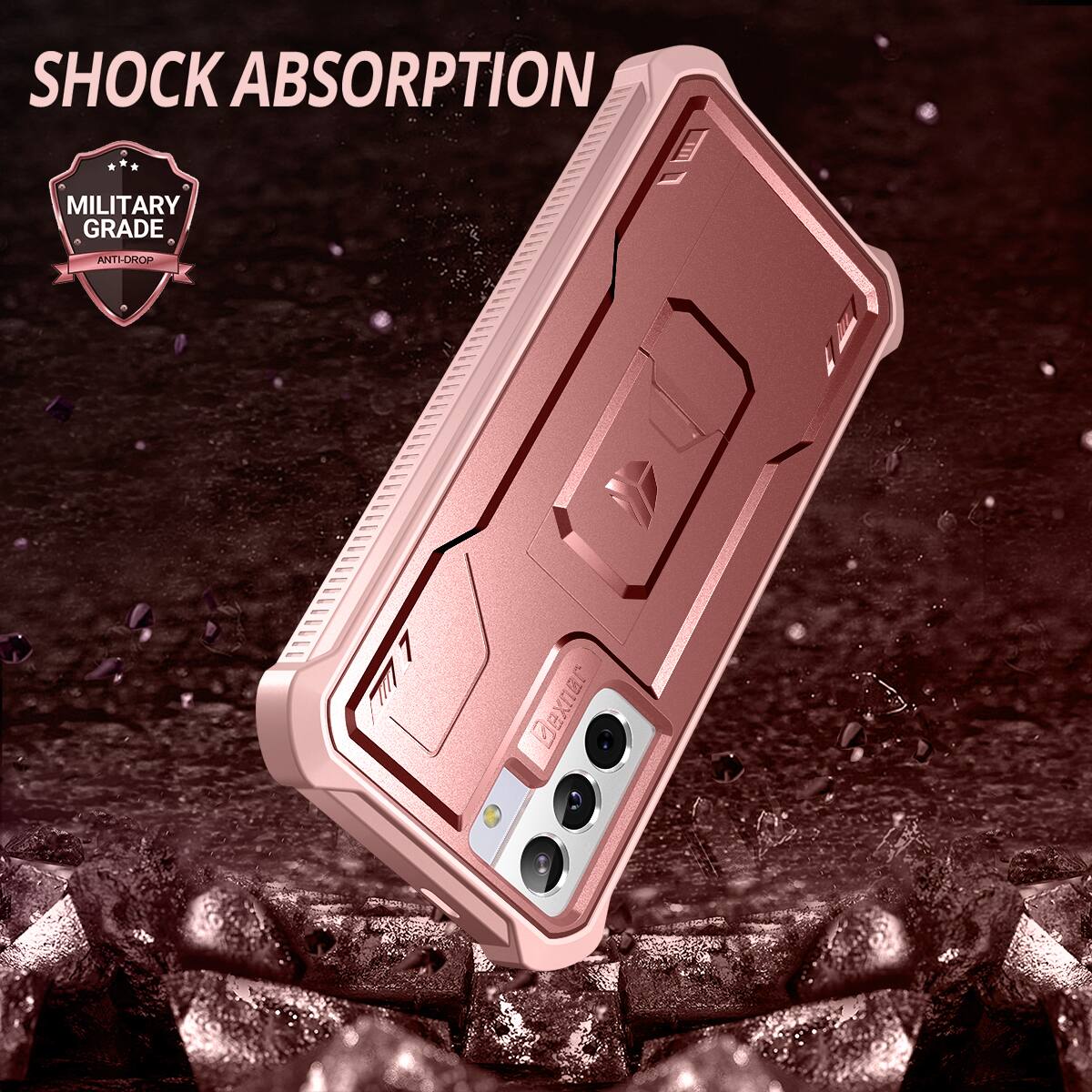 SHOCK ABSORPTION  
MILITARY GRADE  
ANTI-DROP