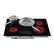 Alt View 4. LG - 30" Built-In Electric Smart Cooktop with 5 Elements, Backlit SmoothTouch Glass Controls and 3.2kW Dual Element - Black.