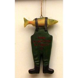 BreeBe - Resin Fishing Boot Ornament - Green