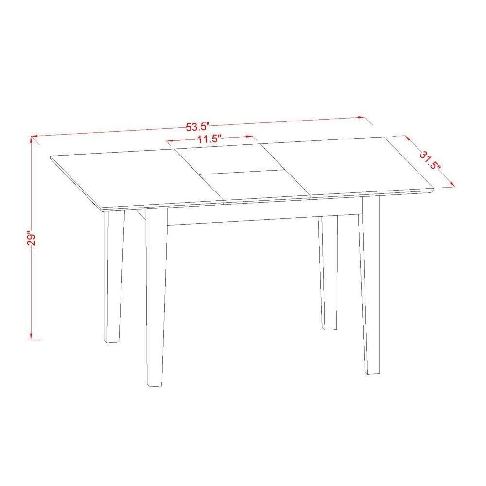 53.5" x 11.5" x 31.5" x 29"