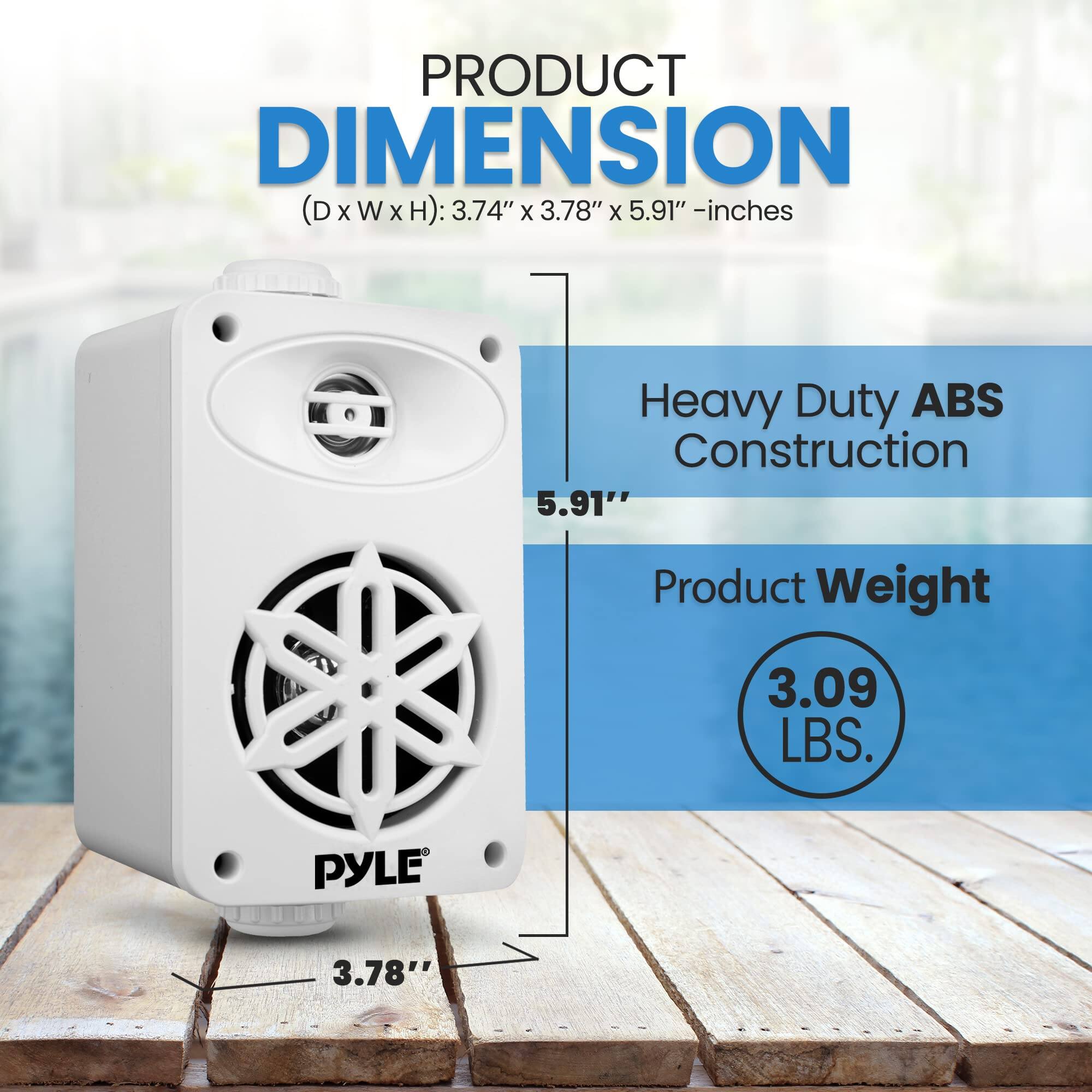 PRODUCT DIMENSION (DxWxH): 3.74" x 3.78" x 5.91" - inches  
Heavy Duty ABS Construction  
Product Weight: 3.09 LBS.