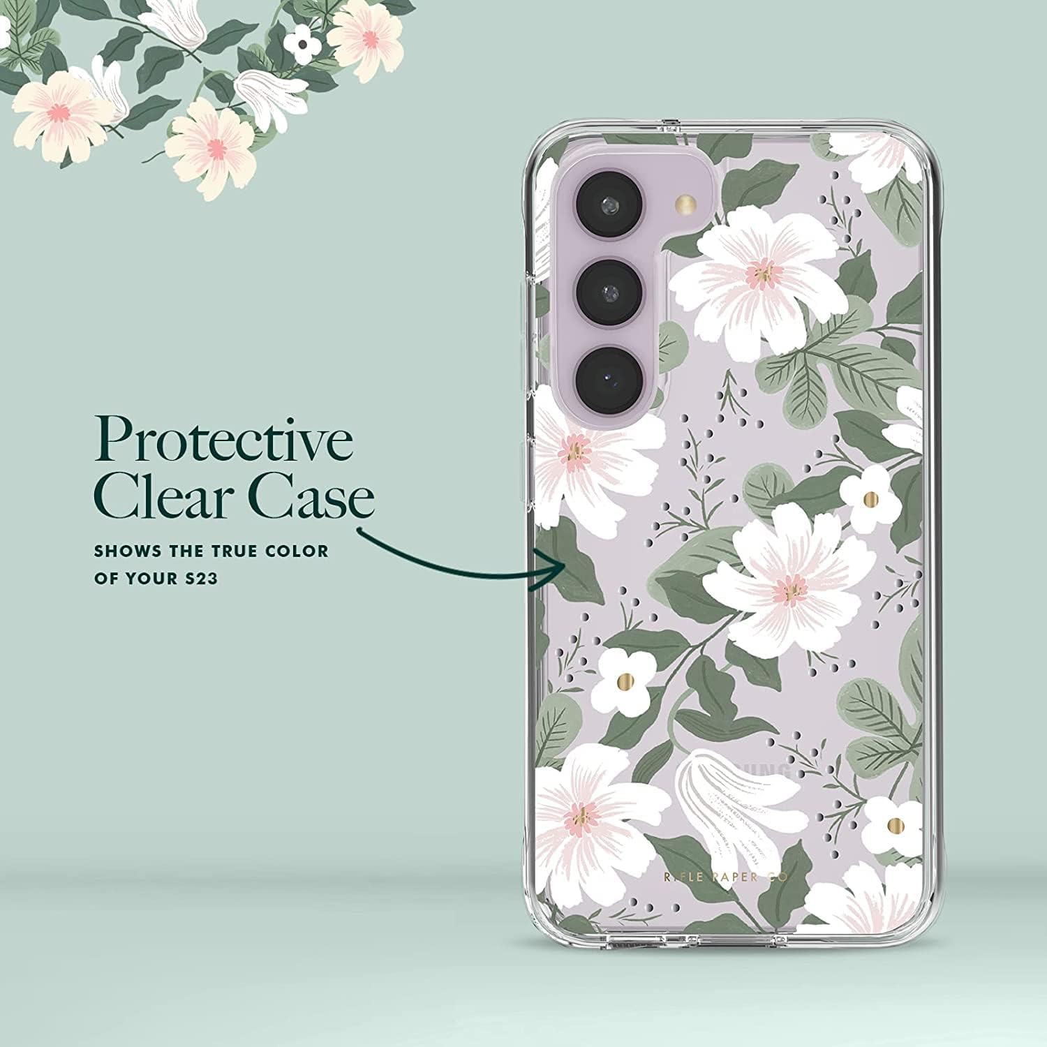 Protective Clear Case  
SHOWS THE TRUE COLOR OF YOUR S23