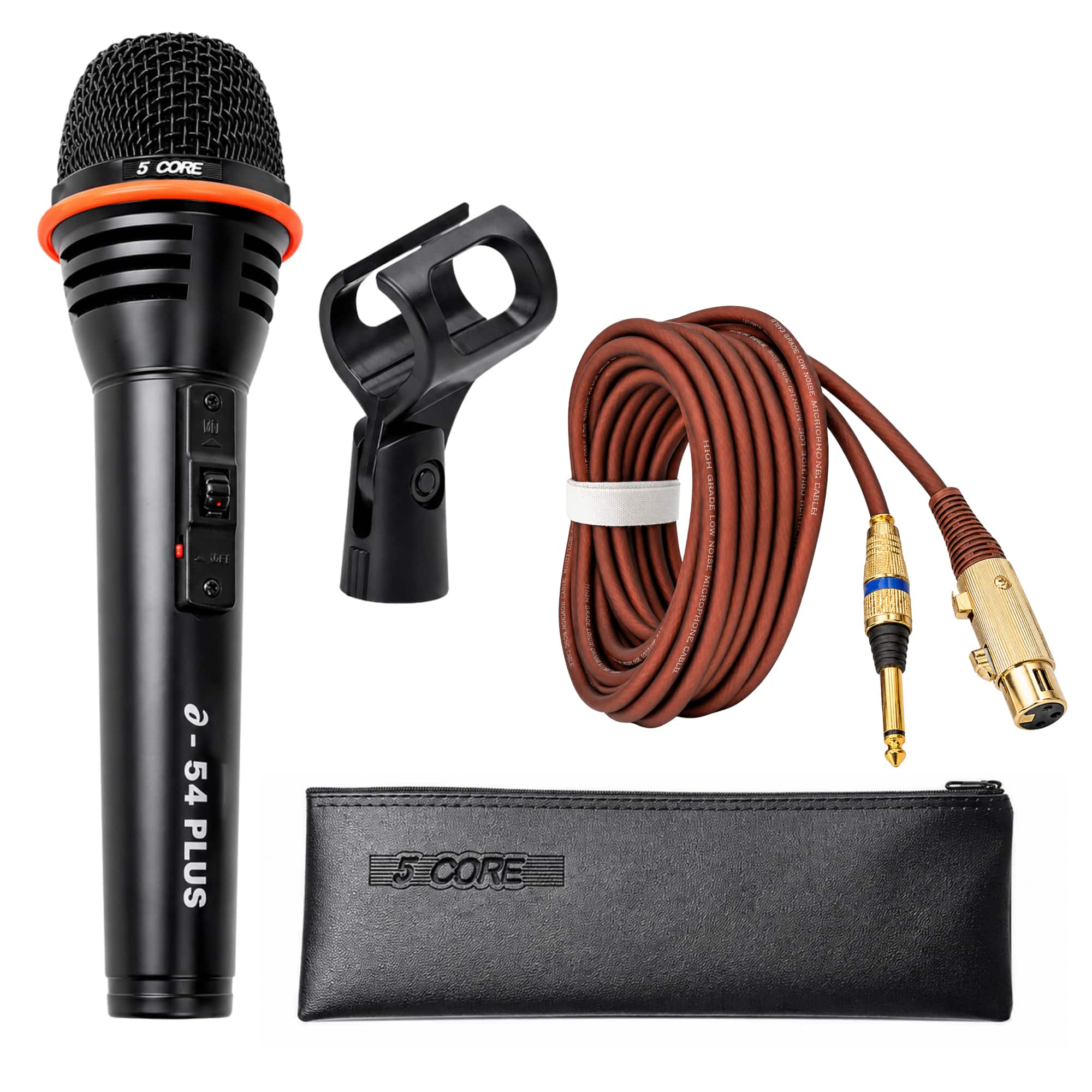 5 CORE 5Core Microphone Dynamic Mic Karaoke Singing Studio XLR