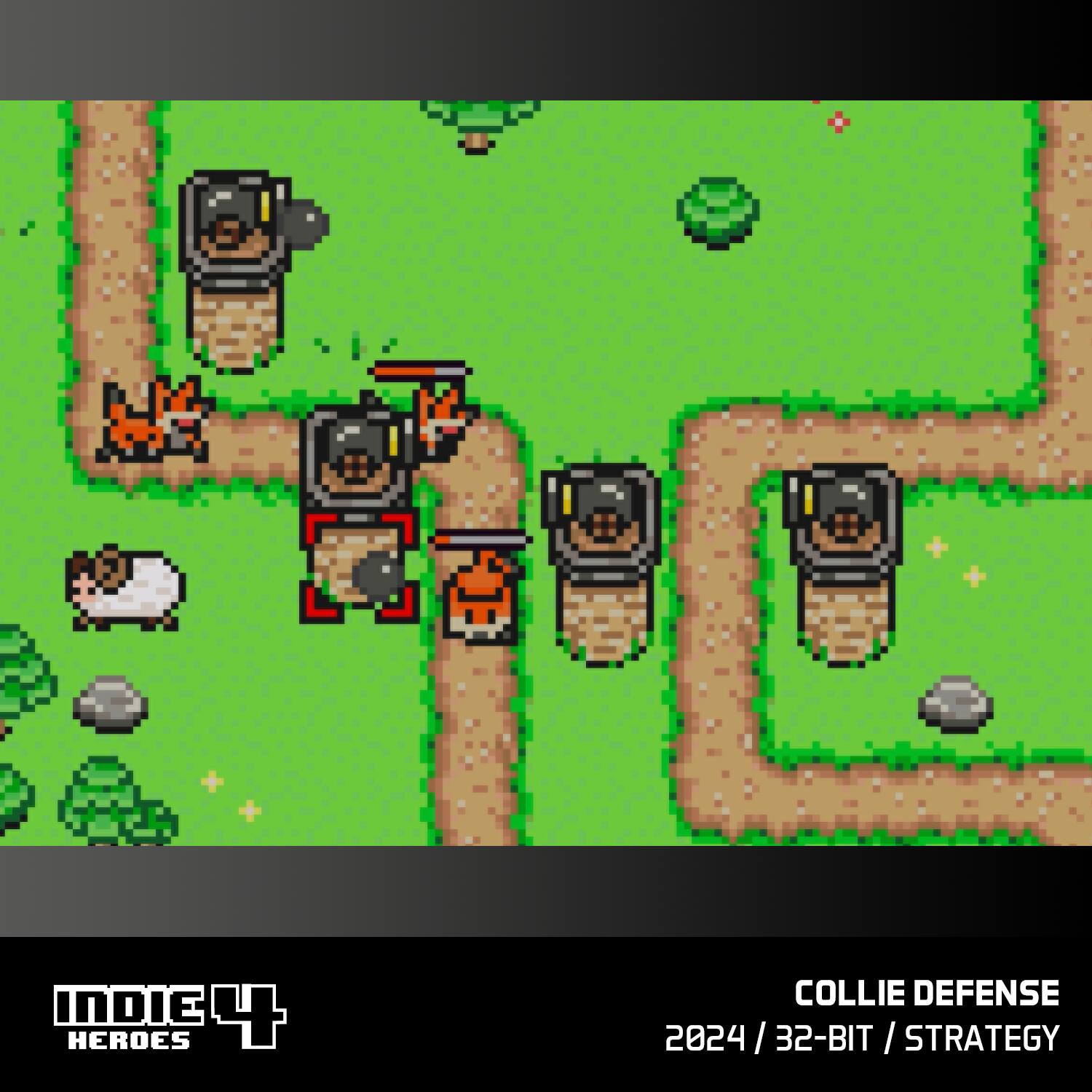 INDIE 4 HEROES  
COLLIE DEFENSE  
2024 / 32-BIT / STRATEGY