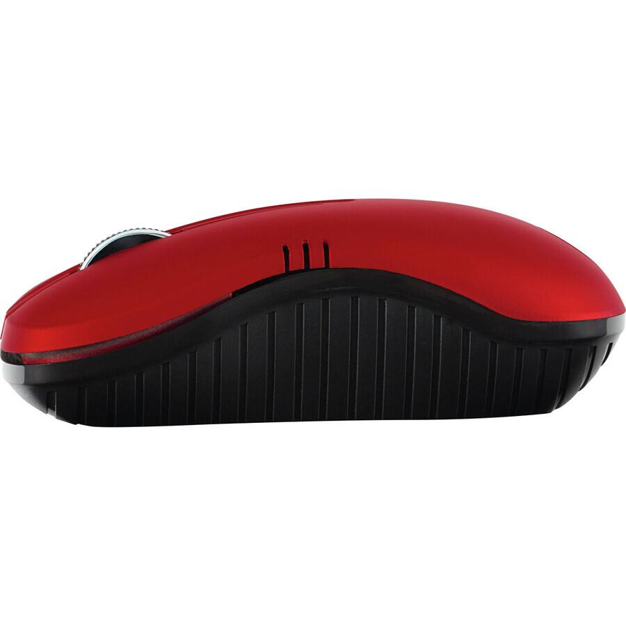 Alt View 1. Verbatim - Verbatim Wireless Notebook Optical Mouse, Commuter Series - Matte Red - Optical - Wireless - Radio Frequency - Matte Red - Matte Red.