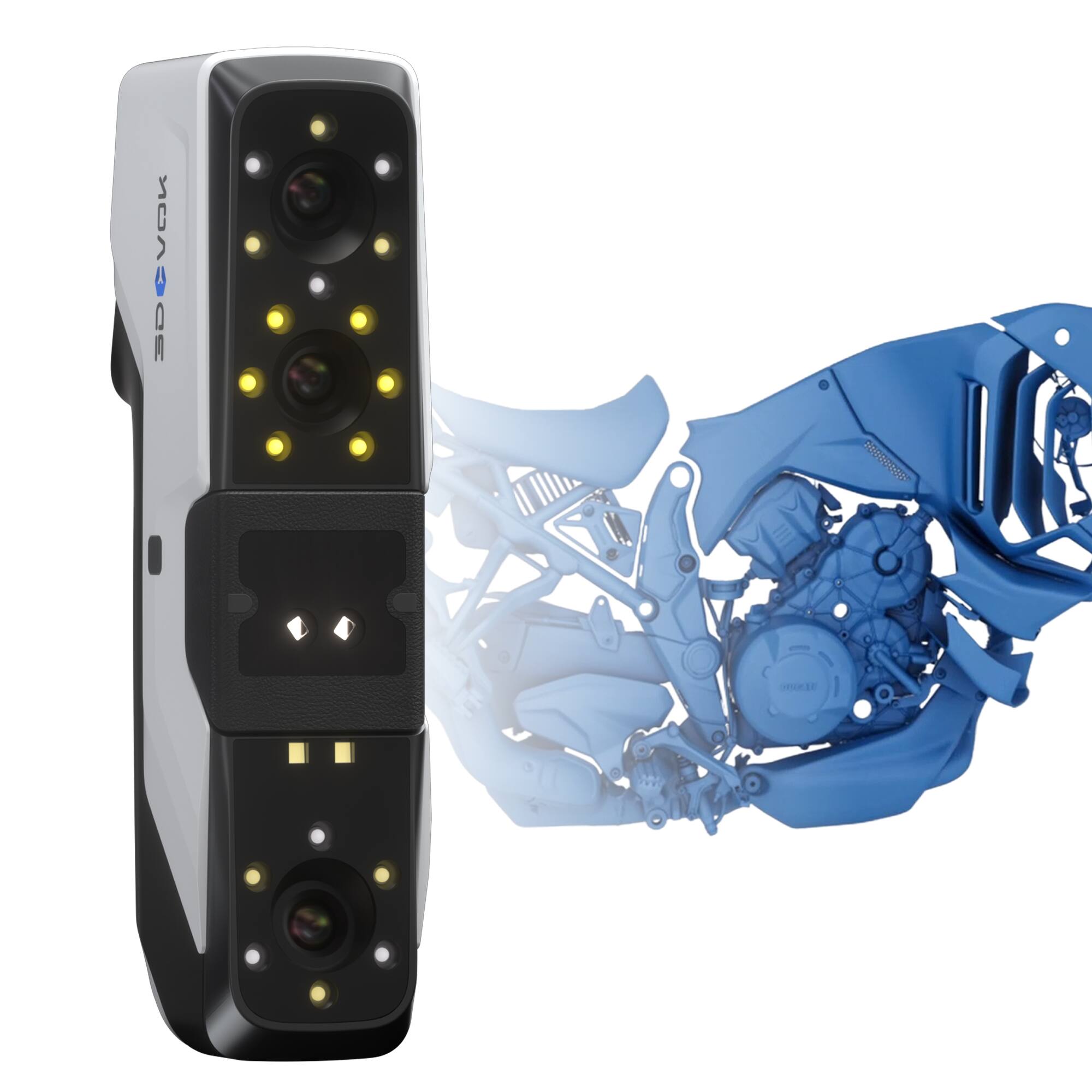 Alt View 5. 3DeVOK - MQ Professional Full Color 3D scanner - Black.