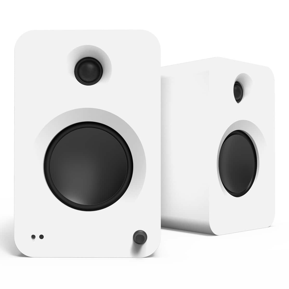 Kanto - REN Powered Bluetooth Bookshelf Speakers - Pair - Matte White