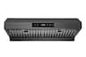 Hauslane - 30 inches - Externally Vented - Under cabinet Range Hood - Black Stainless Steel