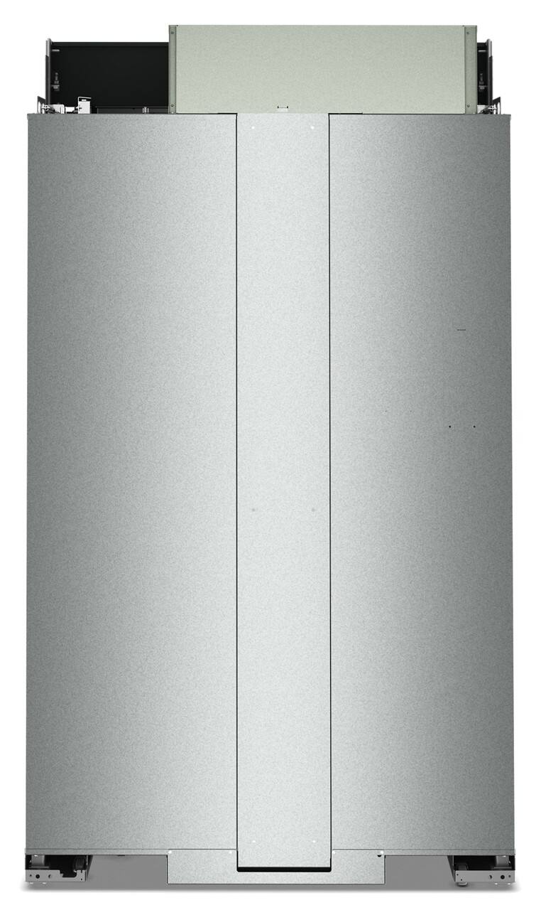 Back. KitchenAid - 30 Cu. Ft. Built-In Side-by-Side Refrigerator with Platinum Interior - Juniper.